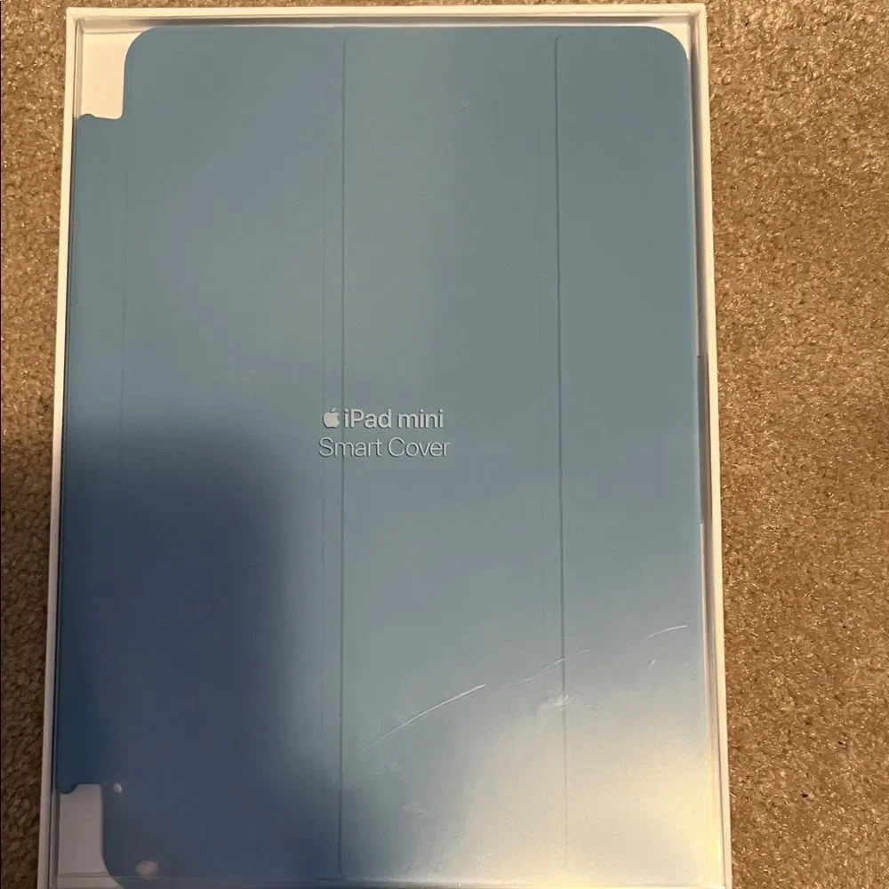 NIB Official Apple iPad mini Smart Cover – Blue (5th Gen)